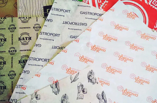 Упаковка бумажная для фаст-фуда