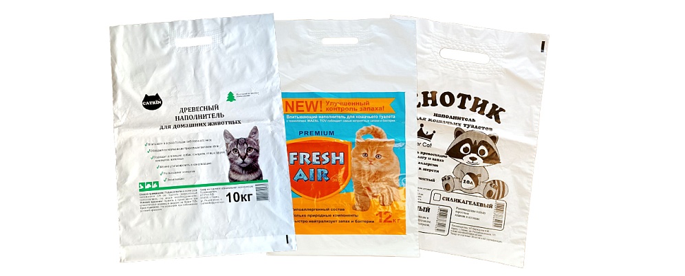 Упаковка для кошачьего наполнителя